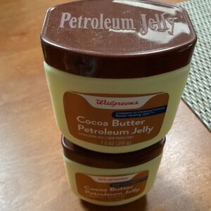 Walgreens Cocoa Butter Petroleum Jelly Bundle New 7.5 oz each